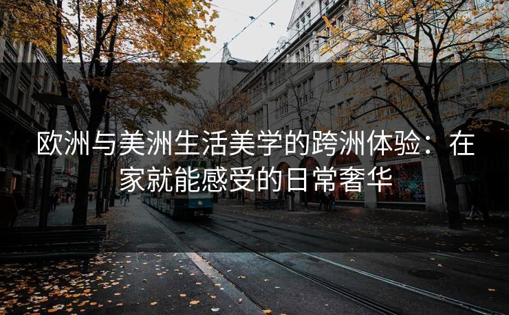 欧洲与美洲生活美学的跨洲体验：在家就能感受的日常奢华